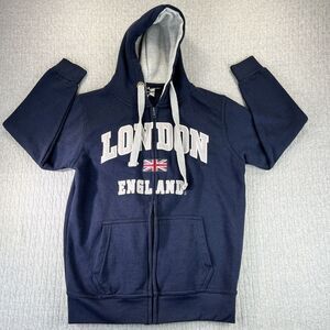 London England‎ Girl boy kid (XS) hoodie sweater GWCC heavyweight drawstring fit